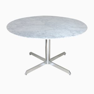 Table en Marbre et Acier, France, 1970