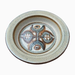 Cuenco de cerámica Studio danés Mid-Century de Søholm, años 60