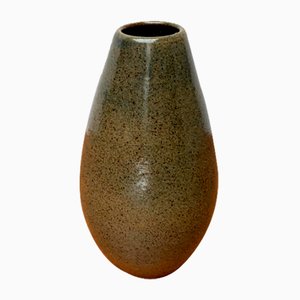 Vaso Mid-Century della RDT in ceramica di VEB Coswig Keramik, Germania orientale, anni '60
