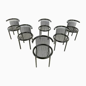 Vintage Circo Chairs by Jutta & Herbert Ohl for Lübke, 1980s, Set of 6