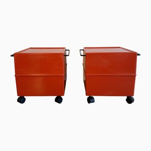 Toto Mobile Bar by Berti & Bressan for Magis, 1975, Set of 2