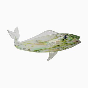 Vintage Glass Fish from Glasswork Novy Bor, 1970s