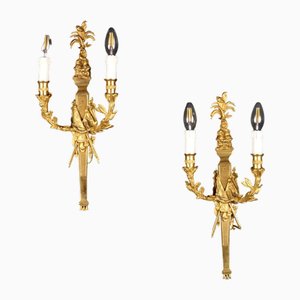 Neoclassical-Style Wall Lights, Set of 2