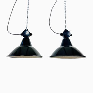 Factory Lamp from VEB, Set of 2