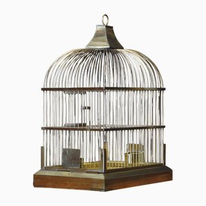 Grande Cage à Oiseaux en Laiton