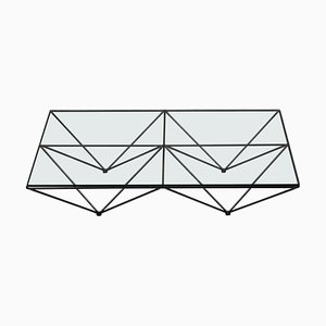 Mesa de centro Alanda cuadrada de Paolo Piva para B & b Italia, años 80