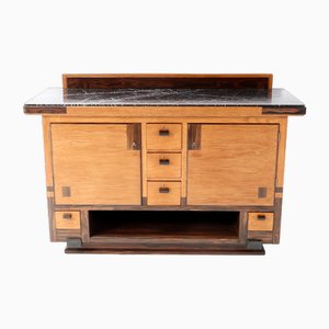 Credenza modernista Art Déco in quercia di Anton Lucas Leiden, anni '20