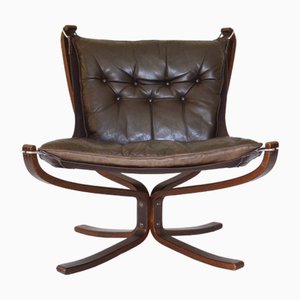 Vintage Falcon Chair von Sigurd Ressell für Vatne Møbler, 1970er
