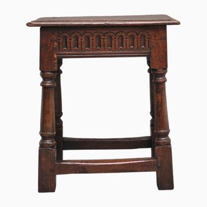 Tabouret Vintage en Chêne, 1920