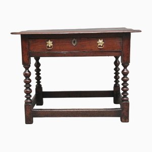 Tavolino in quercia, inizio XVIII secolo, metà XVIII secolo