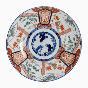 Großer Imari Porzellanteller, 19. Jh.