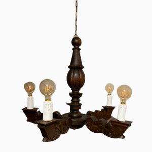 Lustre Renaissance en Bois, 1800s