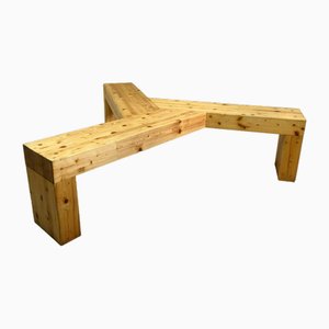 Large Bench in Pine, 1980s