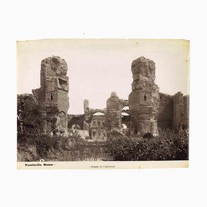 Ludovico Tuminello, Baths of Caracalla, Vintage Photograph, Early 20th Century