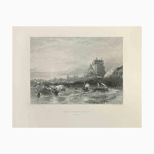 Edward Francis Finden, Holy Island Castle, Engraving, 1845