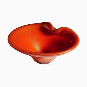 Ciotola Corallo Oro di Archimede Seguso, Murano, Italia, anni '50