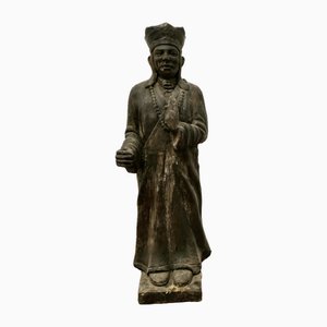 Cambodian Artist, Khmer Priest, 1800s, Terracotta