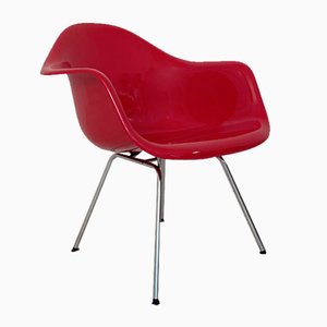 Roter Dax Sessel von Charles & Ray Eames für Fehlbaum / Herman Miller, 1960er