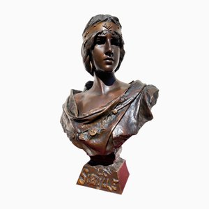 Emmanuel Villanis, Sibylle Büste, Ende 19. Jh., Bronze