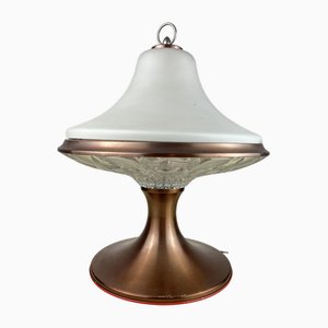 Lámpara de mesa de cristal de Murano, Italia, años 60