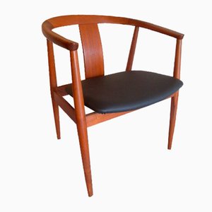 Fauteuil en Teck Clair de Tove & Edvard Kindt Larsen, Danemark, 1960s