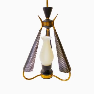 Pendant Lamp attributed to Angelo Lelli for Arredoluce, 1950s