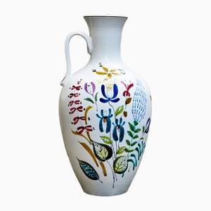 Large Faience Vase by Stig Lindberg for Gustavsberg, 1952