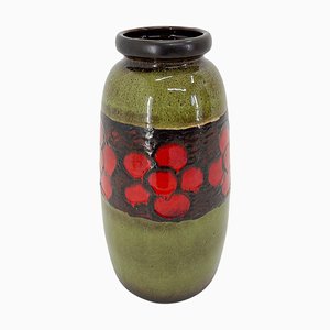 Große deutsche Vintage Bodenvase von Scheurich Keramik, 1970er