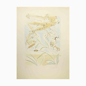 Salvador Dali, Le Chêne et le Roseau, Lithographie, 1974