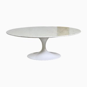 Table Basse Tulip Vintage en Marbre par Eero Saarinen pour Knoll, 1970s