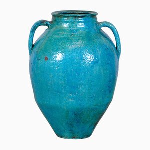 Turkish Terracotta Olive Jar or Garden Urn, 1970s