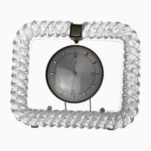 Horloge avec Cadre Submersa Filigrana de Venini, 1940s