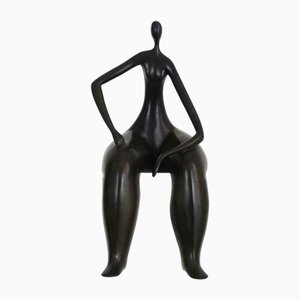 Marie-Madeleine Gautier, Con Gichio, Sculpture En Bronze