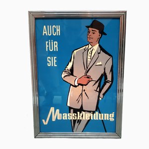 Schaufenster Werbeschild, Deutschland, 1950er