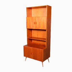 Dänischer Mid-Century Wandschrank aus Teak, 1960er