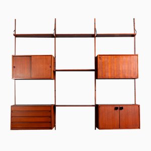 Wall Unit in Teak, 1960s