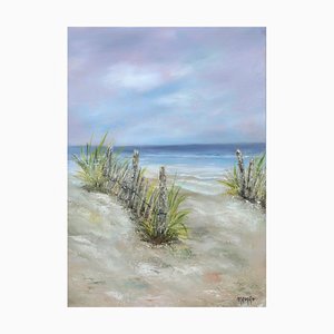 Martine Grégoire, Beach Path, 2023, Oil on Canvas