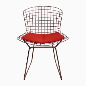 Sedia in metallo cromato di Harry Bertoia per Knoll, inizio XXI secolo