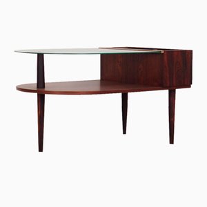 Dänischer Palisander Couchtisch mit Pflanzgefäß von Johannes Andersen, 1960er