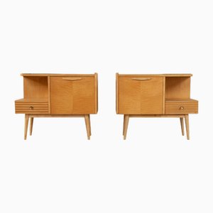 Magical Bedside Tables, 1950s, Set of 2