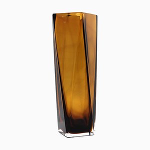 Grand Vase Tulipe en Verre Murano par Alessandro Mandruzzato