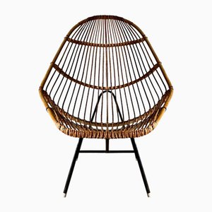 Italian High Backed Bamboo Chair