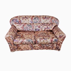 2-Seater Sofa in Floral Fabric, Italy, 1970s