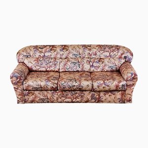 3-Sitzer Sofa aus Geblümtem Stoff, Italien, 1970er