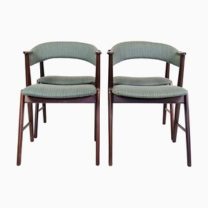 Danish Dining Room Chairs in Rosewood from Korup Chair Factory, 1960s, Set of 4