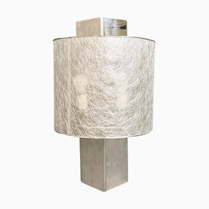 Modern Italian Steel Table Lamp attributed to Pia Guidetti Crippa for Lumi, 1980s