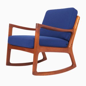 Rocking Armchair by Ole Wanscher for Cado, Denmark, 1960s