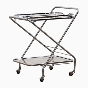 Vintage Trolley in Chrome, France, 1960s