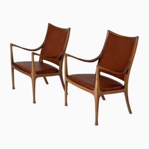 Set of Lounge Chairs by Hans Asplund, 1955