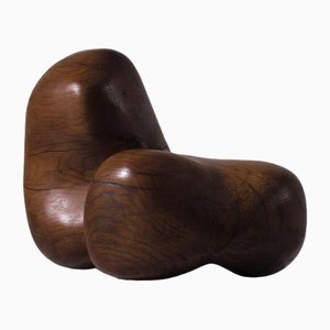 Abstract Wooden Sculpture by Hanneke Mols, 1960s